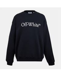 Off-White c/o Virgil Abloh - Skate Crew Neck Long Sleeve Drop Shoulder Sweatshirt - Lyst