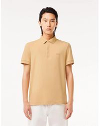 Lacoste - Regular Fit Paris Stretch Piqué Polo Shirt - Lyst