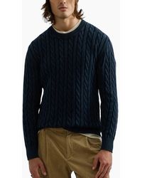 Replay - Cable Knit Jumper - Lyst
