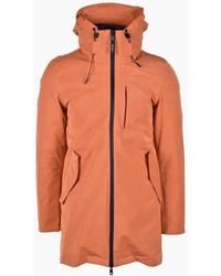 Aquascutum - Active 3-Way Parka Rust Jacket - Lyst