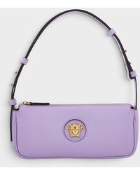 Versace - La Medusa Leather Handbag Lilac - Lyst