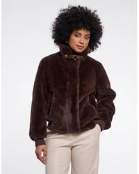 Rino & Pelle - Ambra Short Faux Fur Jacket - Lyst