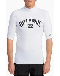 Billabong - Logo Surf Short Sleeve Rash Vest - Lyst