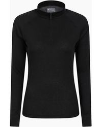 Mountain Warehouse - Ladies Talus Zip Neck Long-Sleeved Thermal Top - Lyst