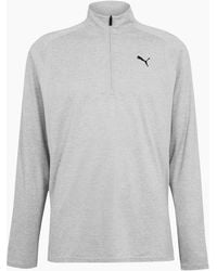 PUMA - Performance Quarter Zip Tailored Long-Sleeved Top - Lyst