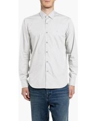 Replay - Cotton Poplin Shirt - Lyst