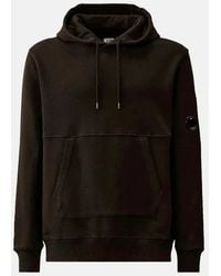 C.P. Company - Diagonal Raised Fleece Lens Hoodie - Lyst