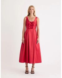 Nobody's Child - Milda Scoop Neck Midi Dress - Lyst