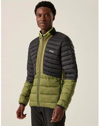 Regatta - Leedre Hybrid Colour Block Zipped Pocket Puffer Jacket - Lyst