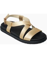 Roxy - Zaho Crossed Sandals - Lyst