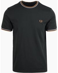 Fred Perry - Twin Tipped T-Shirt Night/ Dusky/ Dark - Lyst