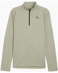 PUMA - Performance Quarter Zip Tailored Long-Sleeved Top - Lyst