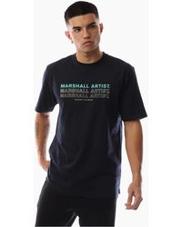 Marshall Artist - Text Graphic Crew Neck Short Sleeve Jersey T-Shirt - Lyst