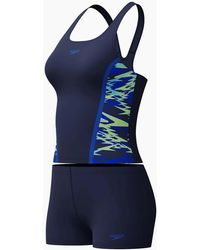 Speedo - Ladies Hyperboom Splice Tankini Set - Lyst