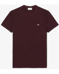 Lacoste - Crew Neck Pima Cotton Jersey T-Shirt - Lyst