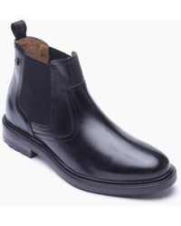 Base London - London Smith Leather Boots - Lyst