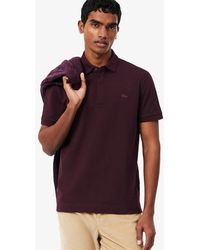 Lacoste - Regular Fit Paris Stretch Piqué Polo Shirt - Lyst