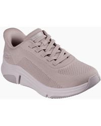 Skechers - Bobs Sparrow Flex Too You Textile Blush Trainers - Lyst