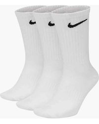 Nike - Everyday Socks Lightweight Dri Fit Crew Sports Socks 3 Pack - Lyst