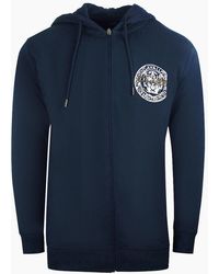 Roberto Cavalli - Cavalli Class Large Circle Design Zip-Up Hoodie - Lyst