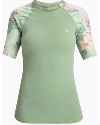 Roxy - Into The Sun Short Sleeve Rash Vest - Lyst