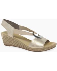 Rieker - Alula Wedge Heel Sandals - Lyst