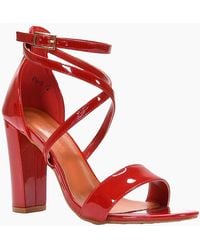 XY London - Ladies Briella Strappy High Block Heel Sandals - Lyst