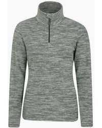 Mountain Warehouse - Ladies Snowdon Melange Fleece Top - Lyst
