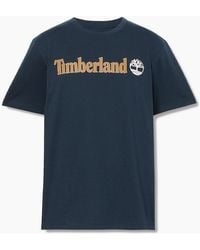 Timberland - Kennebec River Linear Logo Short Sl - Lyst