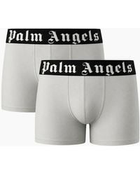 Palm Angels - Two-Pack Contrast Logo Boxer Shorts - Lyst
