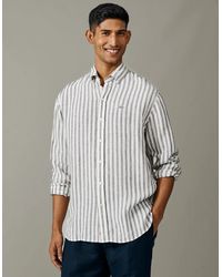 aubi - Worlaby Linen Shirt - Lyst