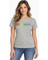 DIESEL - T Sily T Shirts Crew Neck Short Sleeves Slim Fit Casual Tops - Lyst