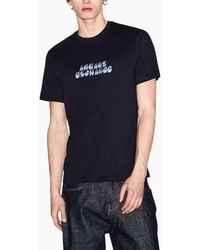 Armani - Exchange T Shirts Slim Fit Cotton Tee - Lyst