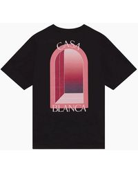 CASABLANCA - Arches Logo Regular Fit T-Shirt - Lyst
