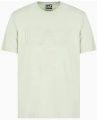 EA7 - Large Embossed Logo Pastel T-Shirt - Lyst