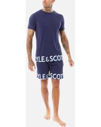 Lyle & Scott - Lyle & Scott Lounge Set T-Shirt Shorts Sleepwear Loungewear Summer New - Lyst