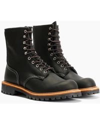 Red Wing - 4501 8-Inch Logger Oil Leather Boots - Lyst