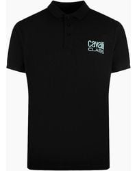 Roberto Cavalli - Cavalli Class Bold Logo Polo Shirt - Lyst