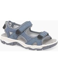 Rieker - Liza Riptape Sandals - Lyst