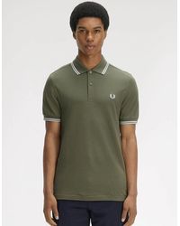 Fred Perry - Twin Tipped Signature Polo Shirt - Lyst