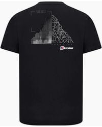 Berghaus - T Shirt Mountain Coordinates Crew Neck Short Sleeve Cotton Tee - Lyst