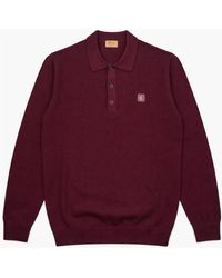 Gabicci - Vintage Francesco Port Long Sleeve Polo Shirt - Lyst