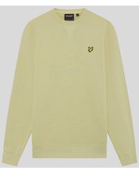 Lyle & Scott - Cotton Crew Neck Sweatshirt - Lyst