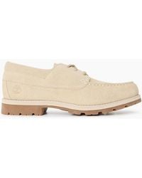 Timberland - Britton Square Lace Up Moc Toe Loafers - Lyst
