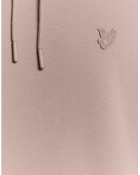 Lyle & Scott - Embroidered Hooded Neck Long Sleeve Sweatshirt - Lyst