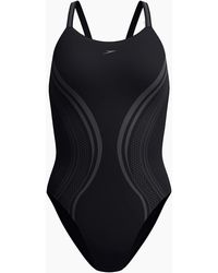 Speedo - Ladies Active Printed One Piece Swimsuit - Lyst