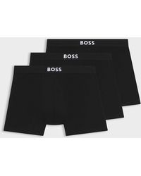 BOSS - Boss 3-Pack Stretch Cotton Boxer Briefs - Lyst
