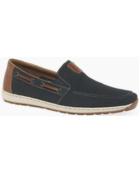 Rieker - Mariner Slip On Boat Shoes - Lyst