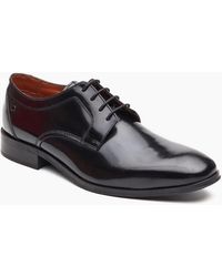 Base London - London Dome Lace Up Leather Hi Shine Lace-Up Shoes - Lyst