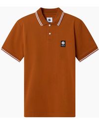 Pretty Green - Rayner Ss Polo Rust - Lyst